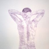 Nestor Kovachev Ich Selbstbildnis, 2010, 42 x 59,4 cm, Farbstift auf Papier